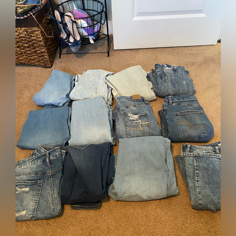 12 pack of jeans!!